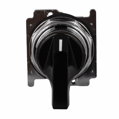 Product image for Cutler-Hammer M22S-ST-X M22 Modular Pushbutton Legend Plate Holder without Legend Plate Insert, 22.5 mm, Button: Black, IP66, NEMA 4X, 13