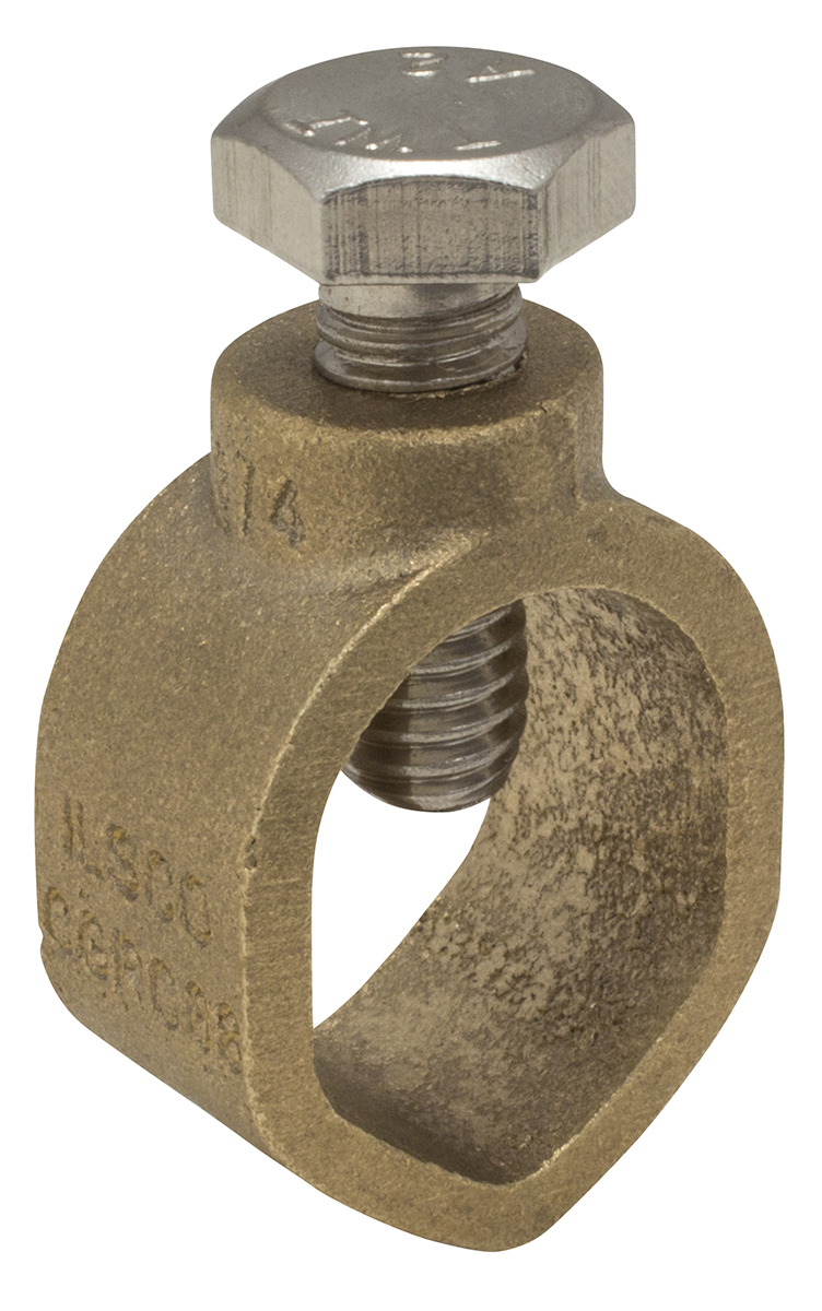 Halex 36019 1//2-Inch to 1-Inch Soild Brass with Screws Grounding Clamp
