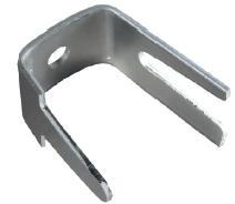 Briscon, Cable Strap, Fold Over, Cable Size: 4/0 AWG SE Cable, Strap Size: 1-1/2 IN Inside Width X 3/4 IN Inside Height, Mounting: (1) X 1/4 IN Mounting Hole Diameter, Material: Aluminum, Master Carto