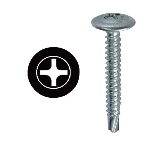 Dottie TEKW834 Self Drilling Screw; Phillips Wafer Head, 3/4 In