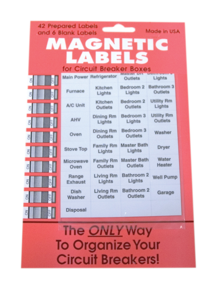 TPZCBL CIRCUIT BREAKER LABELS TOPAZ ELECTRIC CORP Westway