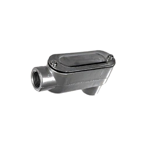 Topaz LB8CG 3IN Aluminum Rigid Lb Threaded Conduit Bodies WCover And Gasket Crescent Electric