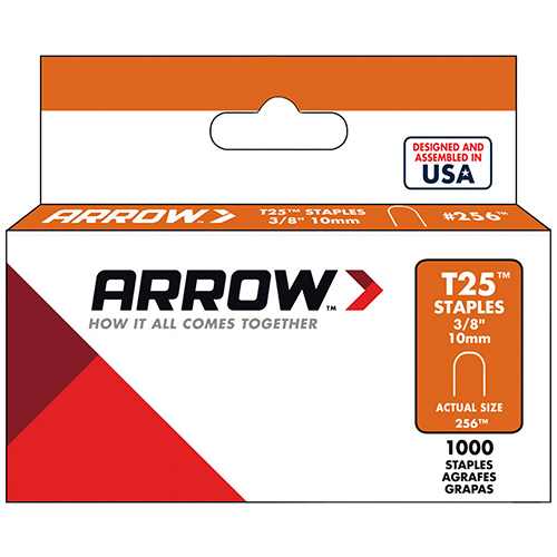 Arrow Fastener T50 Staples - 1/4-Inch Staples For Heavy-Duty Staplers, Made In USA - View #3