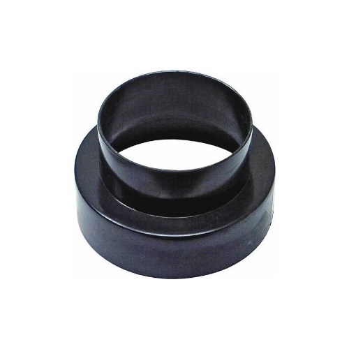 Lambro 235 Vent Adapter, Duct Size: 4 X 3 IN, Construction: Plastic, Black