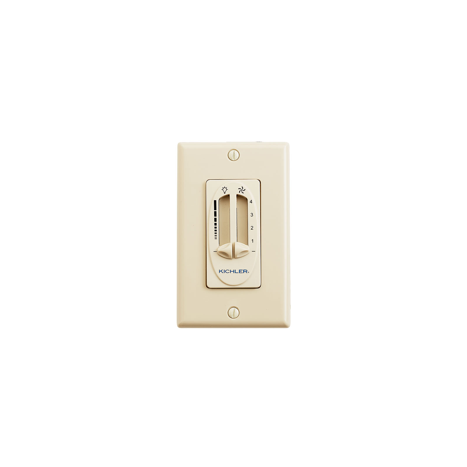 A lighting support necessity, this fan 4 speed light dimmer features a classic Ivory finish.