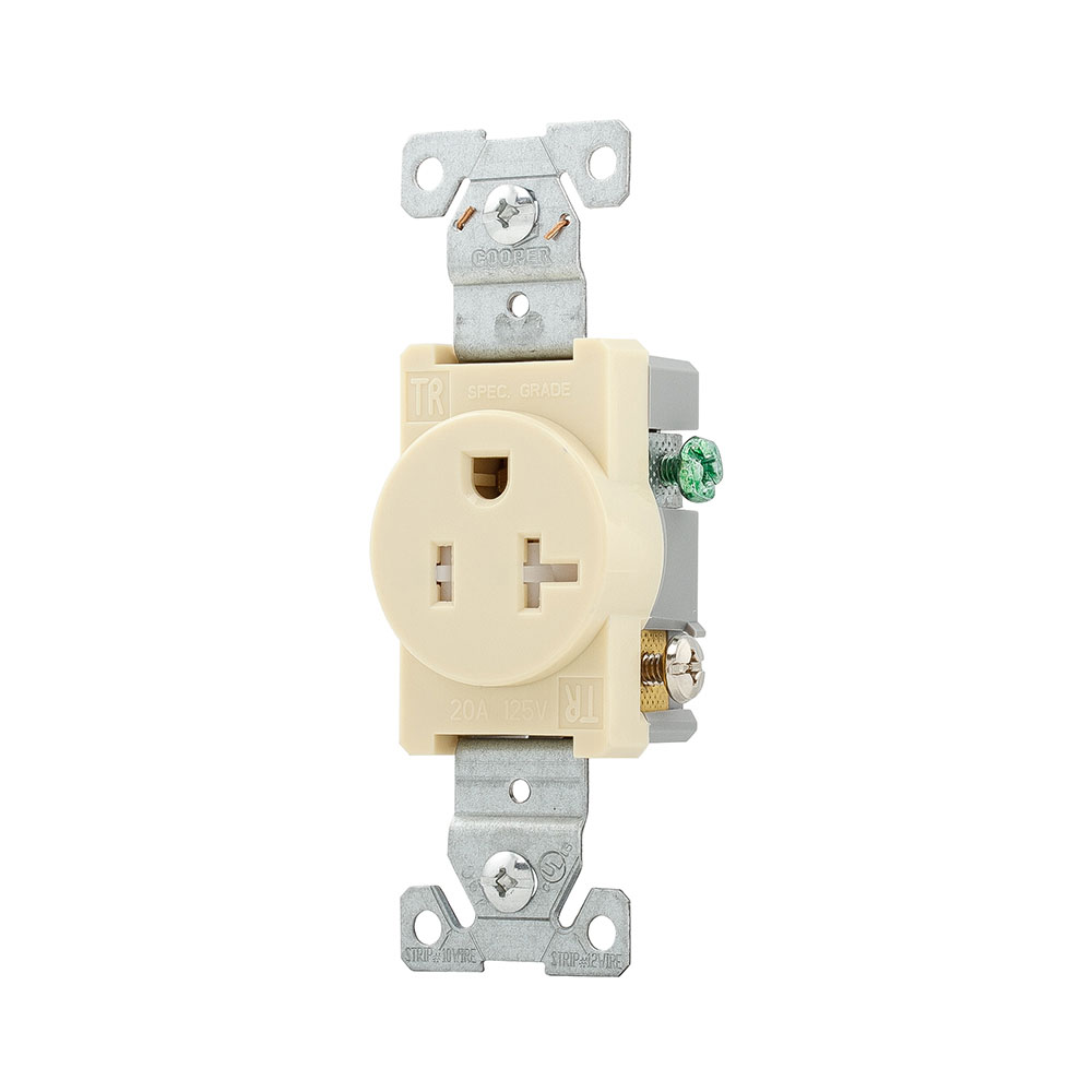 Recp TR Single 20A 125V 2P3W Swire IV 4668388