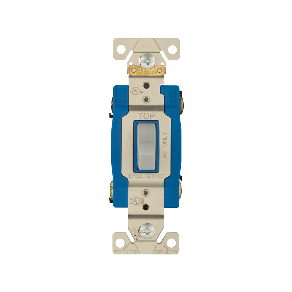 SW Tog 4W 15A 120/277V AGrd NAFTA B&S GY 4705861