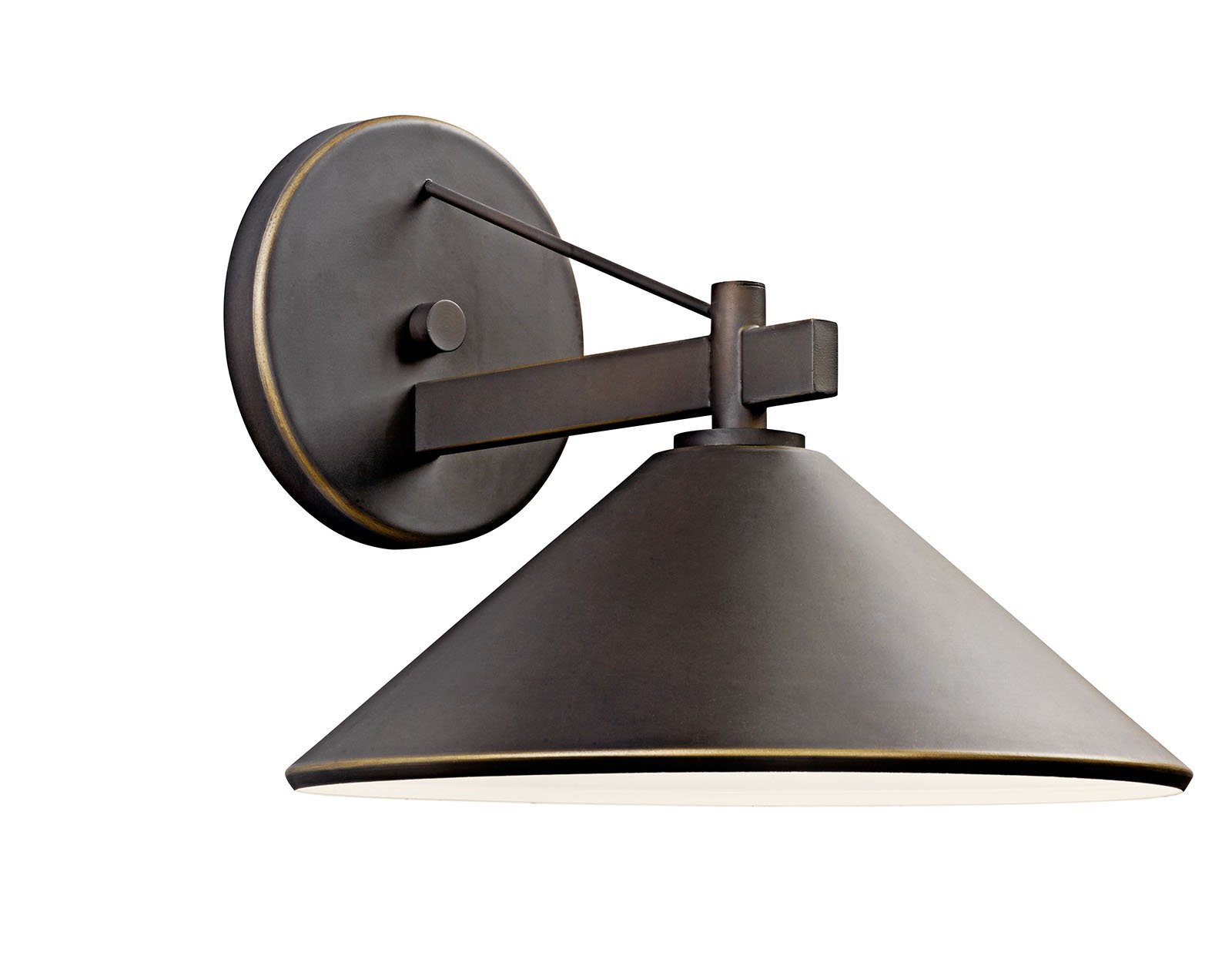 Product image for Kichler 49061OZ Ripley™ 10" 1 Light Wall Light Olde Bronze®