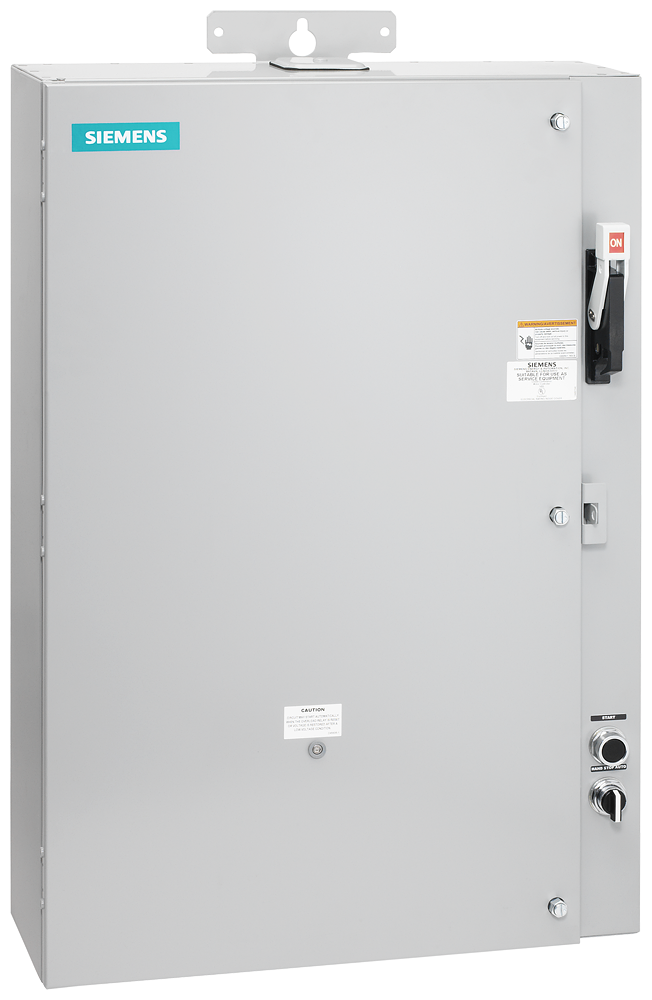 Pump control panel, Size 3, H2 Solid-state overload relay, OLR amp range 25-100A, 220-240/440-480VAC 60Hz coil, Standard type contactor, 100A fusible disconnect, 100A/600V fuse clip, HOA Sel Sw. ( ) ( ( & ) ( ) ) Start P.B., Enclosure NEMAtype 3/3R, Weather proof outdoor use