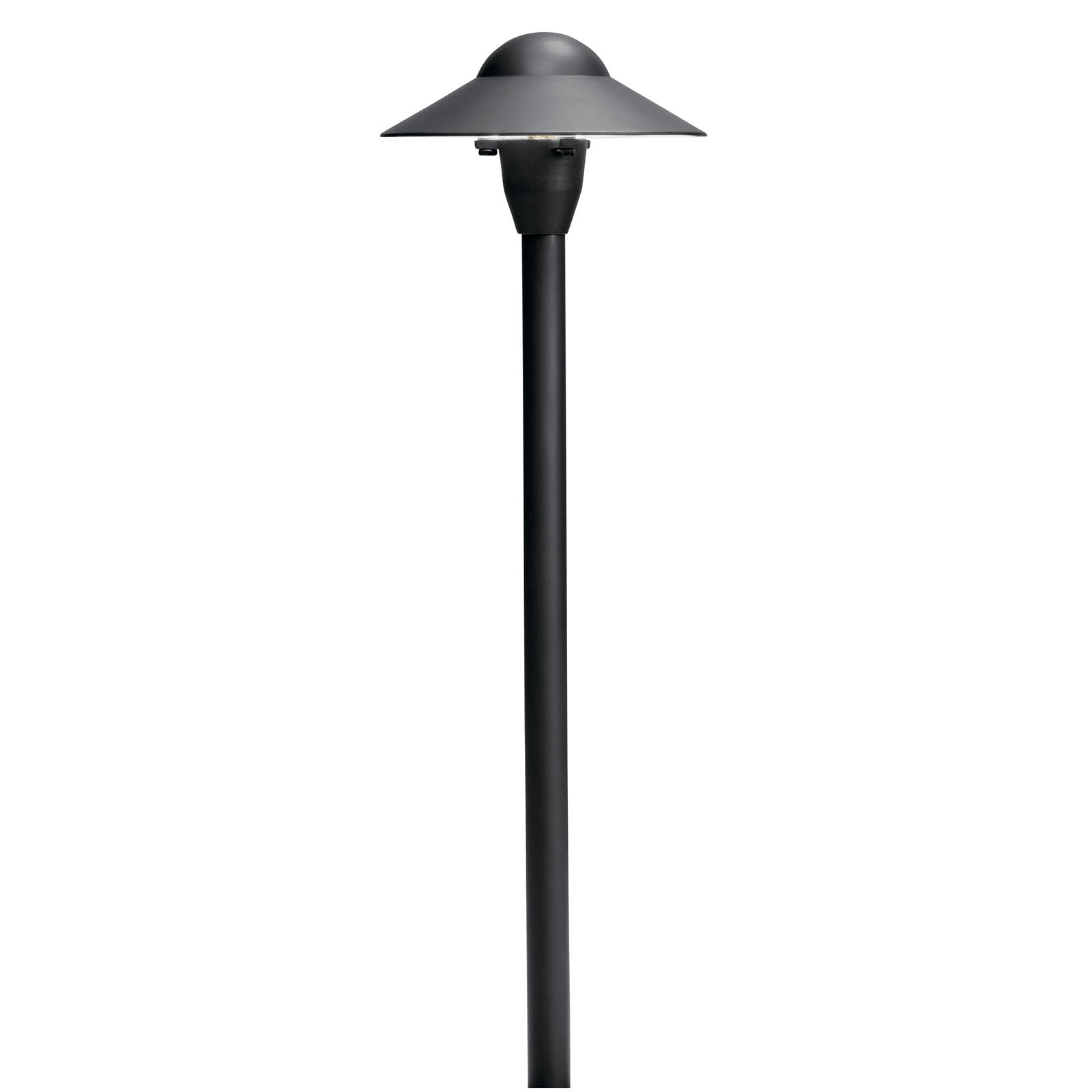 6in. DOME PATH LIGHT - A popular look has a new addition with a smaller 6in. shade in Textured Black.