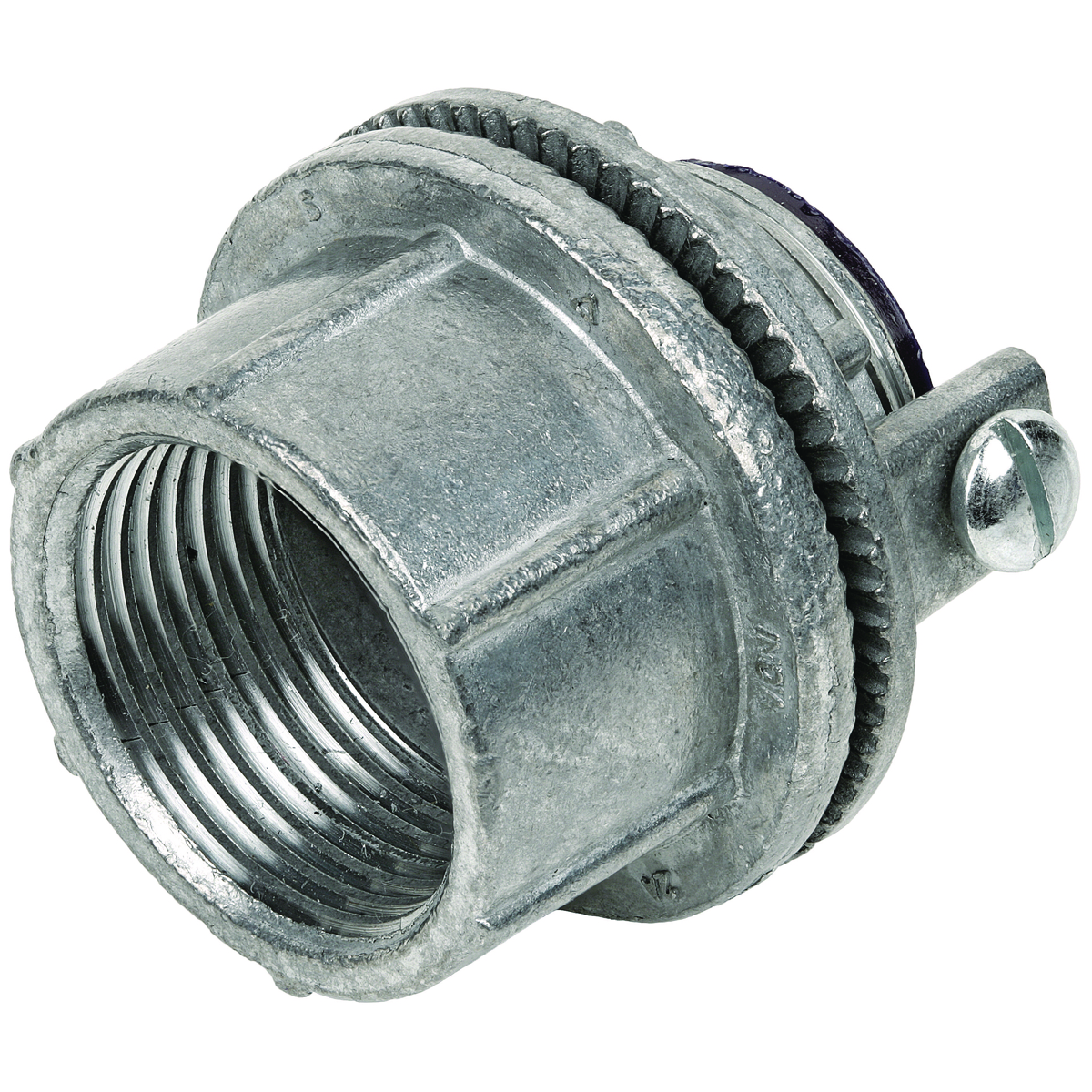WH SERIES FITTINGS - CONDUIT HUBS - WH WEATHERPROOF CONDUIT HUBS - NPTHUB SIZE 2-1/2 IN - WITH GROUNDING SCREW