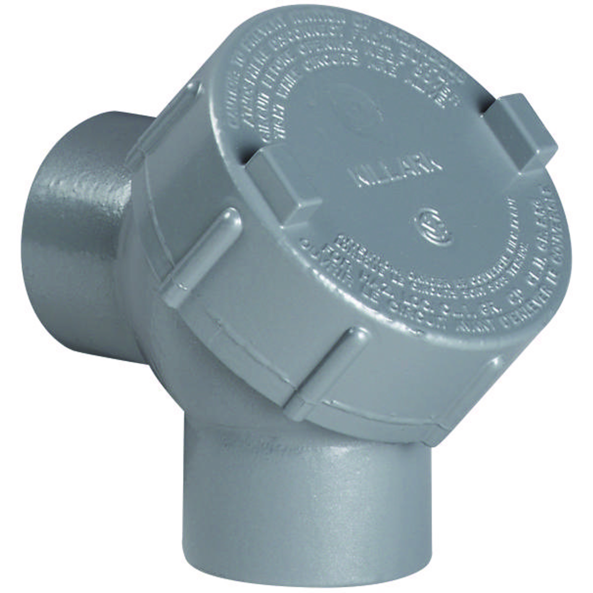 Y SERIES - ALUMINUM ATEX AND IECEX CERTIFIED 90-DEGREE CAPPED ELBOW -FEMALE/FEMALE - HUB SIZE 3/4 INCH