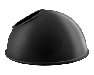 AngLED Dome Shade For LED Gooseneck Gooseneck, Black
