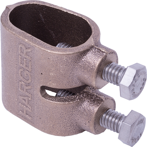 Product image for Harger Lightning & Grounding 302U 1/2 to 3/4 Inch Ground Rod Clamp