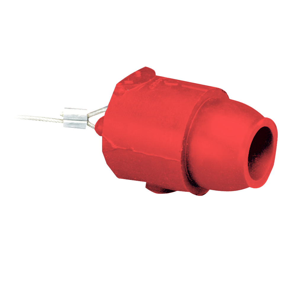 22 Series Santoprene TPV Male Protective Cap, Ball Nose - RED