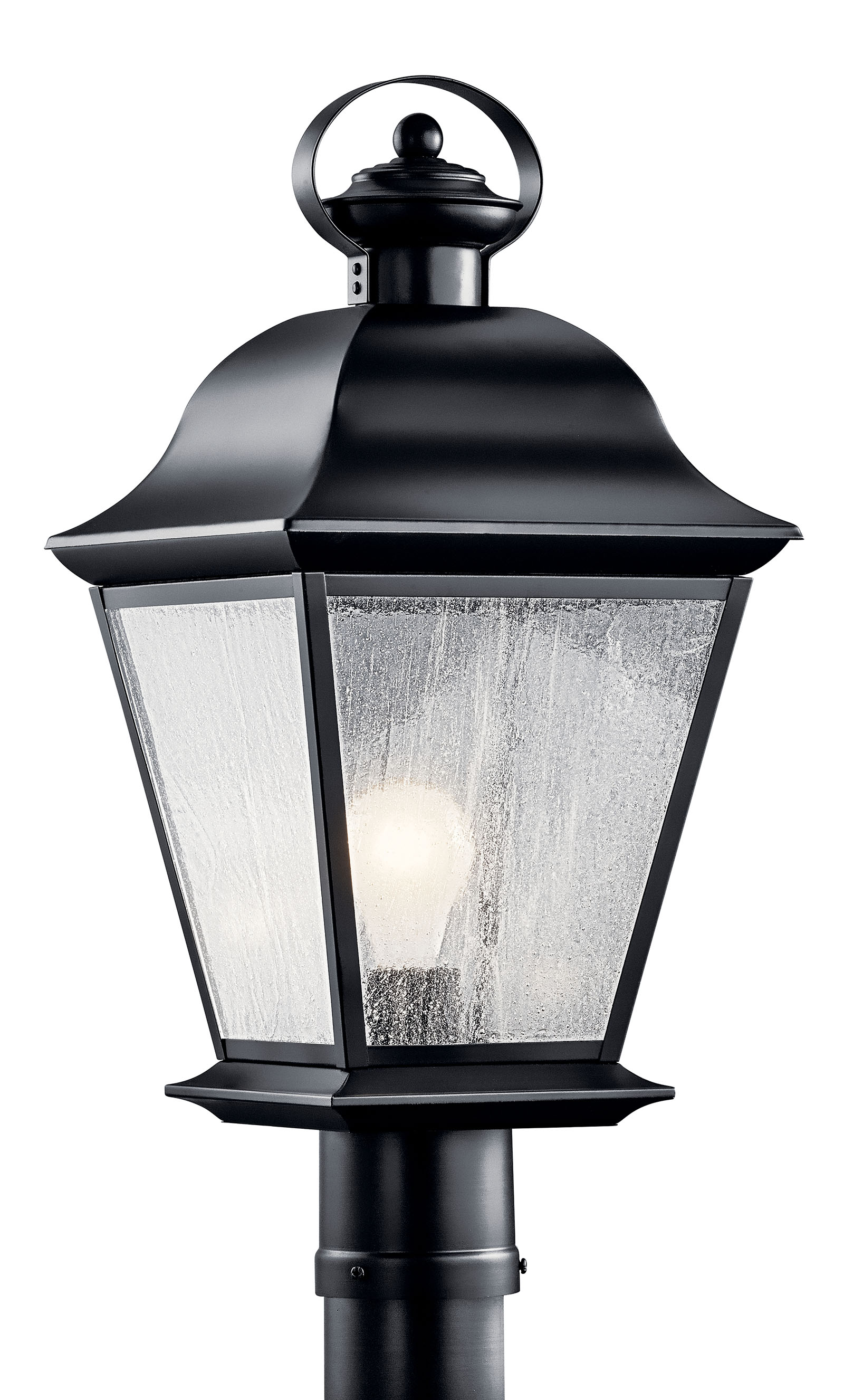 The 15.25 inch 3 Light Flush Mount in Black finish offers a transitional style featuring a satin-etched glass shade.  This beautiful flush mount blends well with a variety of decors.
