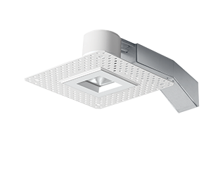 Remod 2 Inch square 8W, 2700k, Dimmable Triac 20Deg Trimless, White Ring
