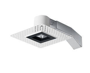 Remod 2 Inch square 8W,3, 5000k, Dimmable Triac 30Deg Trimless, Black Ring