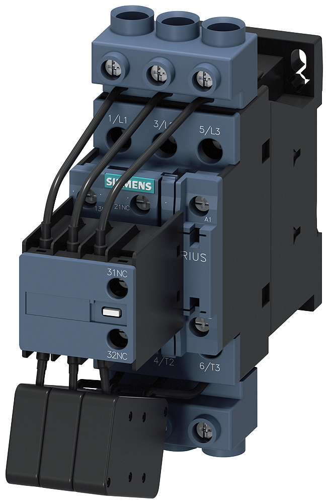 CONTACTOR. AC-6B. 33KVAR/400V. 1NO+2NC. 110 V AC 50HZ / 120 V 60 HZ. 3-POLE. SIZE S0 SCREW TERMINAL