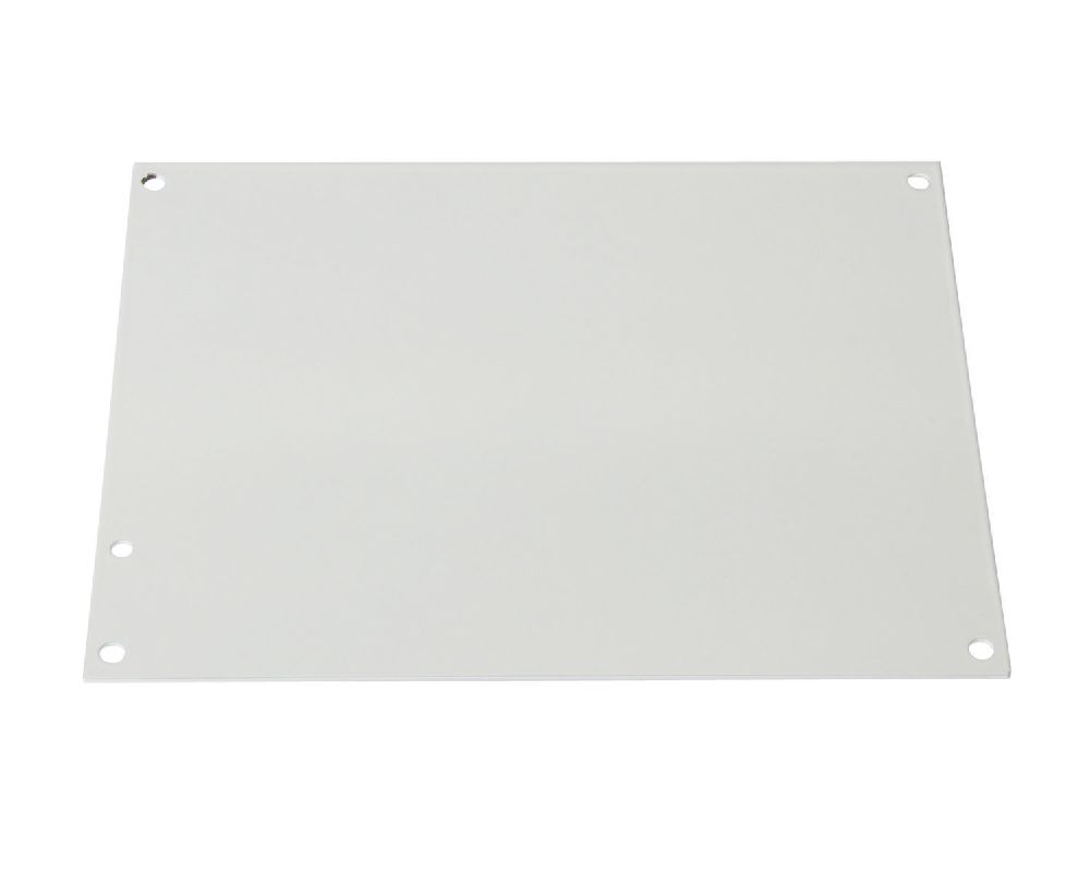 BP1210CSW 12"x10" CARBON STEEL BACK PANEL WITH WHITE EPOXY COATING WHITE