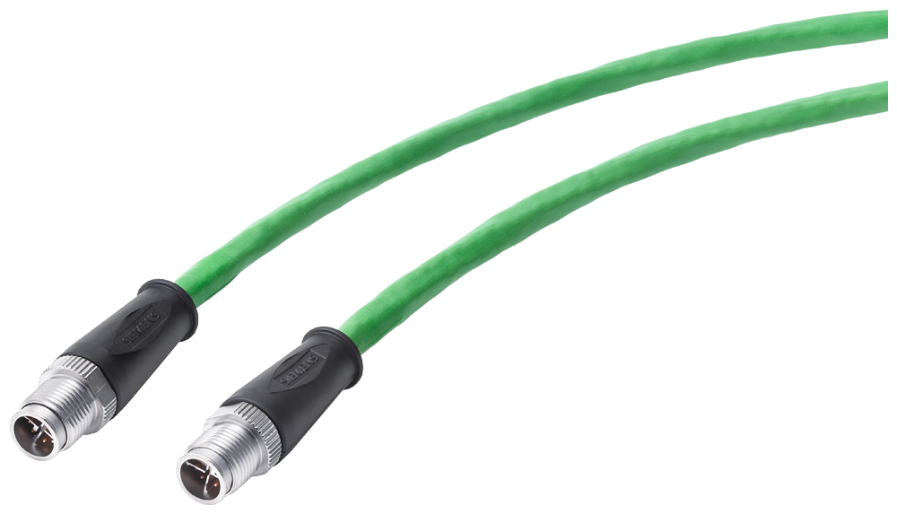IE TP CORD M12-180/M12-180. PREASSEMBLED IE FLEXIBLE CABLE. WITH 2 M12 PLUGS (X-CODED). LENGTH 3.0 M
