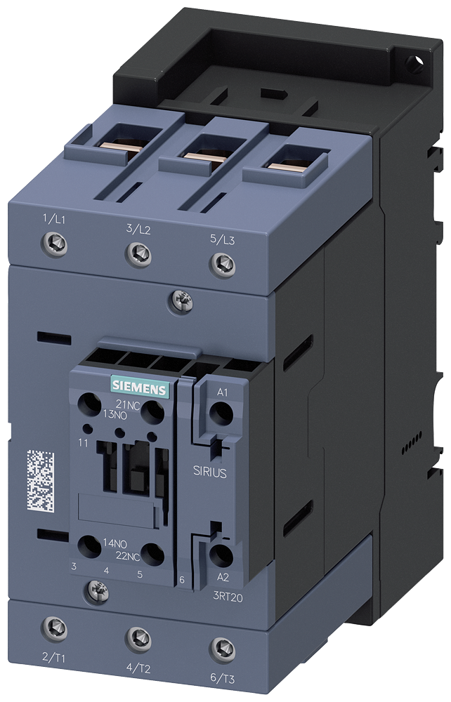 CONTACTOR. AC3 45KW/400V. 1NO+1NC. 20-33VAC/DC. COM.CAP.. 3-POLE. 3NO. SIZE S3.SCREW TERMINALS. INTEGRATED VARISTOR