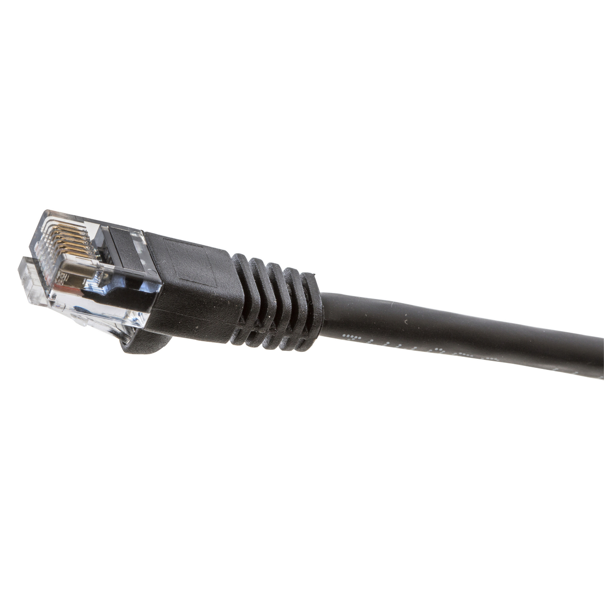 Hubbell Premise Wiring, Patch Cord, NETSELECT, Category 5E, Slim, Black,15 Foot