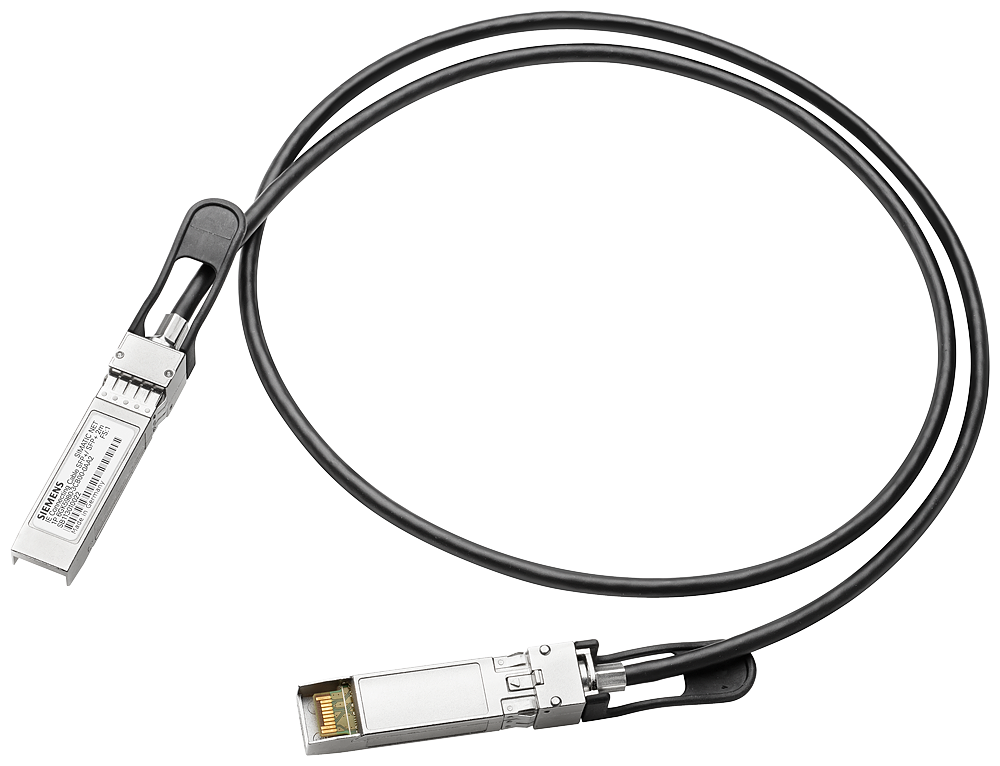 IE cable SFP+/SFP+ Prefabricated IE cable with SFP-plus connectors 1 pack=1 unit. Length 1 m