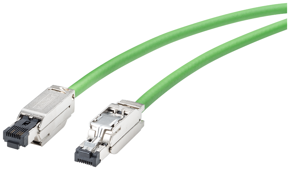 IE connecting cable IE FC RJ45 Plug-180/IE FC RJ45 Plug-180 IE FC Trailing Cable GP 4x2 pre-assembled with 2x IE FC RJ45 plug 180 4 x 2 Length 2.0 m