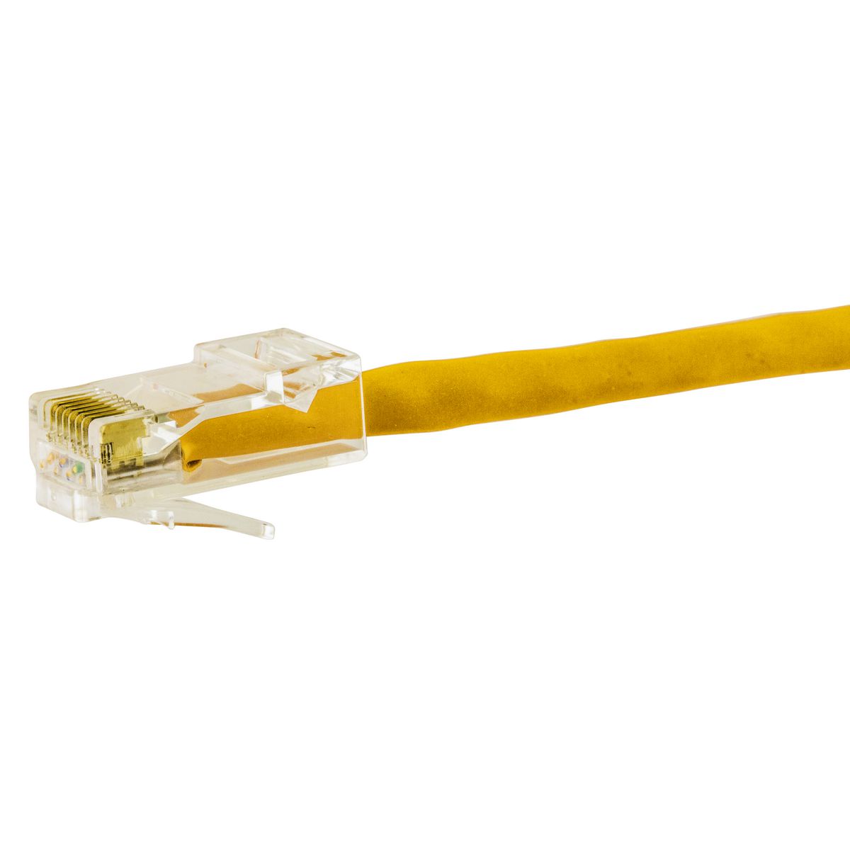 Hubbell Premise Wiring, Patch Cord, NETSELECT, Category 5E, Plenum,Yellow, No Boot, 10 Foot