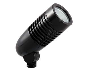 LFlood, 4W, 3000k, LED 12V Ac Landscape Flood, LfLED, Black