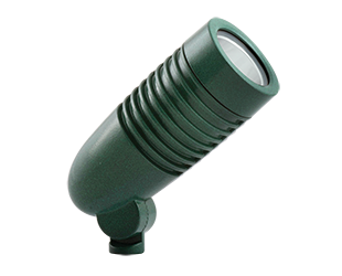 LFlood, 4W, 3000k, LED 12V Ac Landscape Flood, LfLED Verde Gr