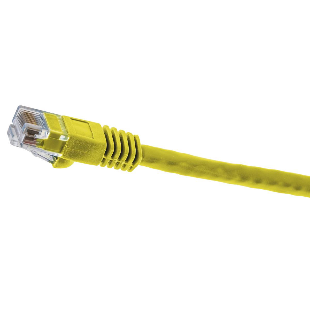 Hubbell Premise Wiring, Patch Cord, NETSELECT, Category 6, Slim, Yellow,1 Foot