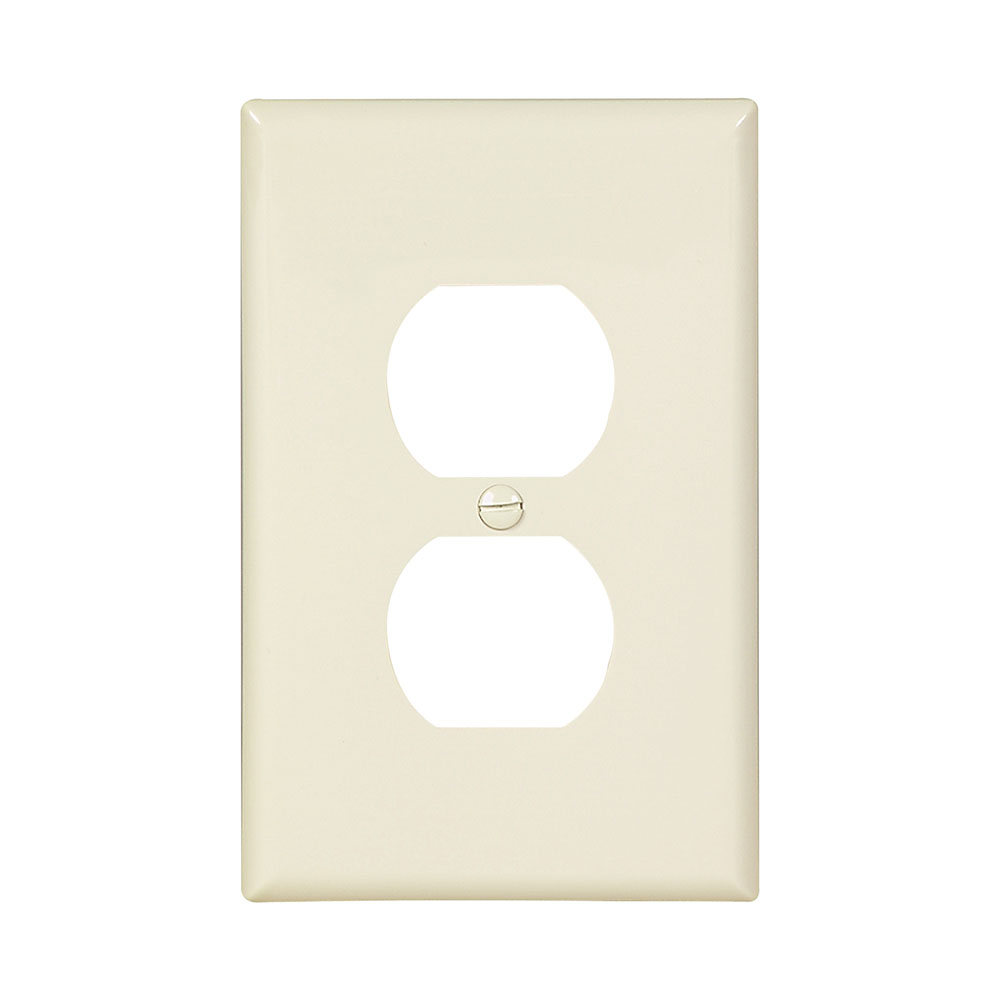Wallplate 1G Duplex Poly Mid LA 10PK 4749445
