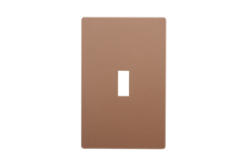 W.P. 1G TOGGLE SCREWLESS Brush Bronze 4716577