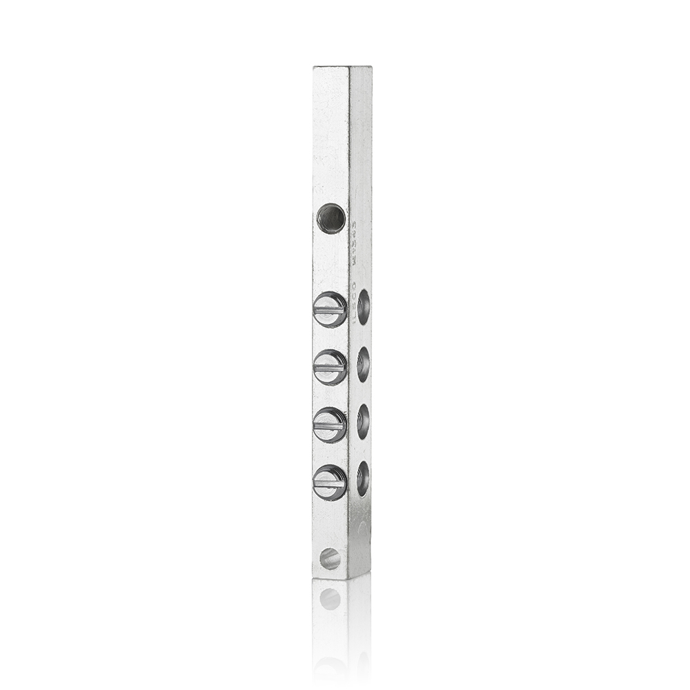 Circuit Breaker Neutral/Ground Bar Kit, 14 - 1/0 Awg, with Mounting Screws