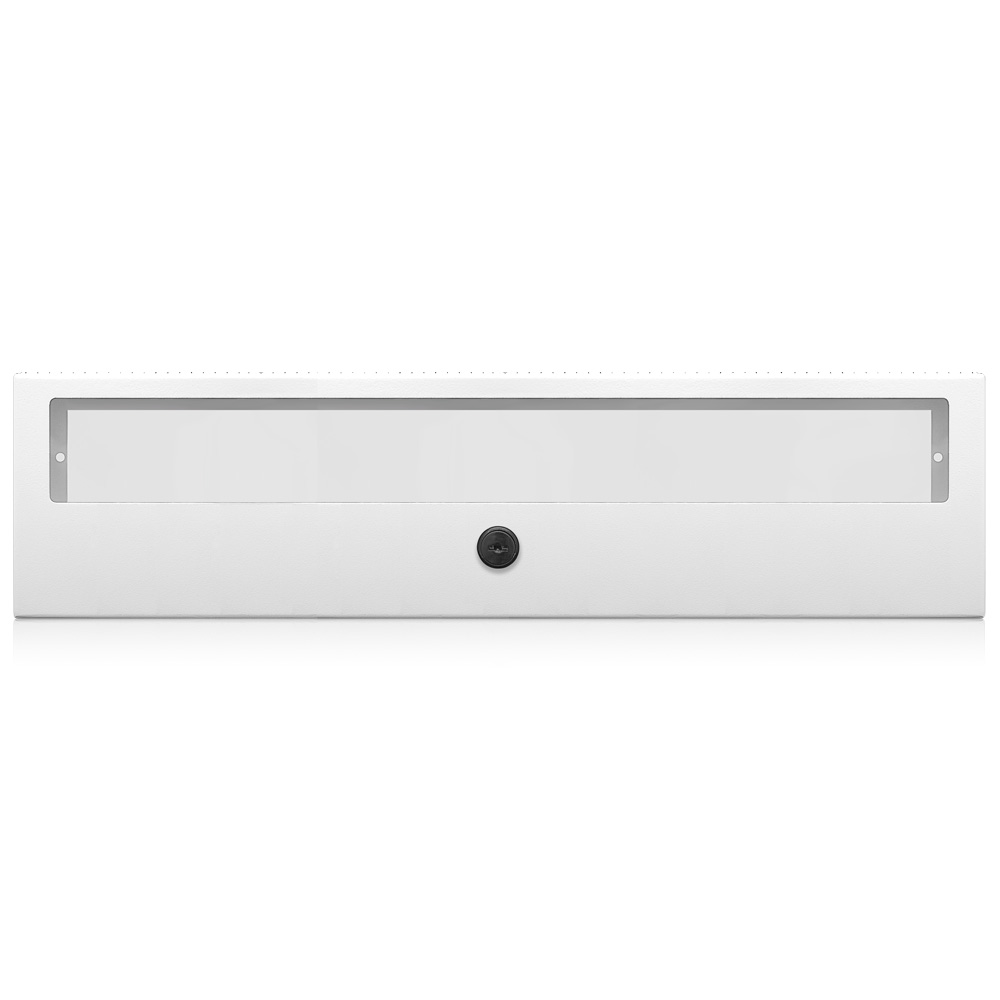 Locking Cover for 4-Gang Device - White, Title 24 compliant, ASHRAE 90.1 compliant