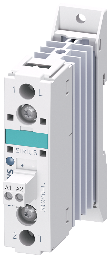 Solid-state contactor 1-phase 3RF2 AC 51 / 10 A / 40 C 48-460 V / 24 V AC/DC screw terminal