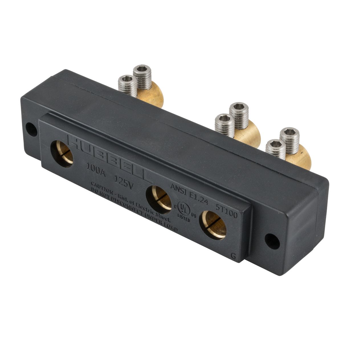 Product image for HWDK HBL100SPFR 100A 125V STAGE PIN