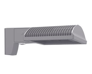 ALED 78W Type II, 3000k, Dimmable LED, 120-277V 20' Lens 20Ft Mounting Wattstopper Sensor, Roadway Gray