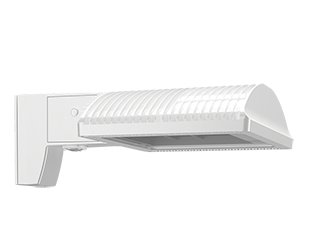 ALED 105W Type III, 4000k, Dimmable LED, 120-277V 20' Lens 20Ft Mounting Wattstopper Sensor, White