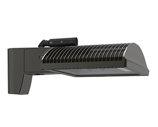 ALED 78W Type II with Slipfitter 347V, 5000k, LED, Bronze