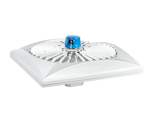 Area Light Square Type V 150W, 3000k, LED, 120-277V, Dimmable Twistlock Photocell, White