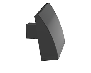 Area Light 52W,Cutoff, 4000k, LED with 120V Swivel Photocell, Bronze