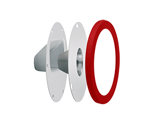 Product image for RAB LRFGNLEDR CLR LENS REF KIT DOOR