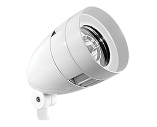 LFlood, 13W, 3000k, LED 12V 24V Dc with Hood & Lens, Black