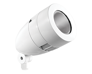 LFlood, 13W, 4000k, LED Spot With Hood & Lens, White