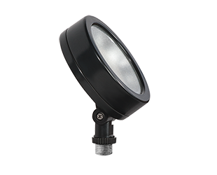 Leslie Bullet Flood, 13W, LED 120V, 5000k, 80 CRI, Black