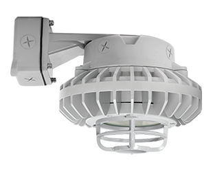 Hazardous, . LED 80W, 5000k, LED Wall bracket, Frosted Flat Lens Die Cast Gd