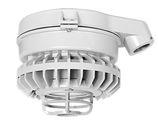 Hazardous, . LED 26W, 5000k, LED Stanchion, Clear Flat Lens Die Cast Guard